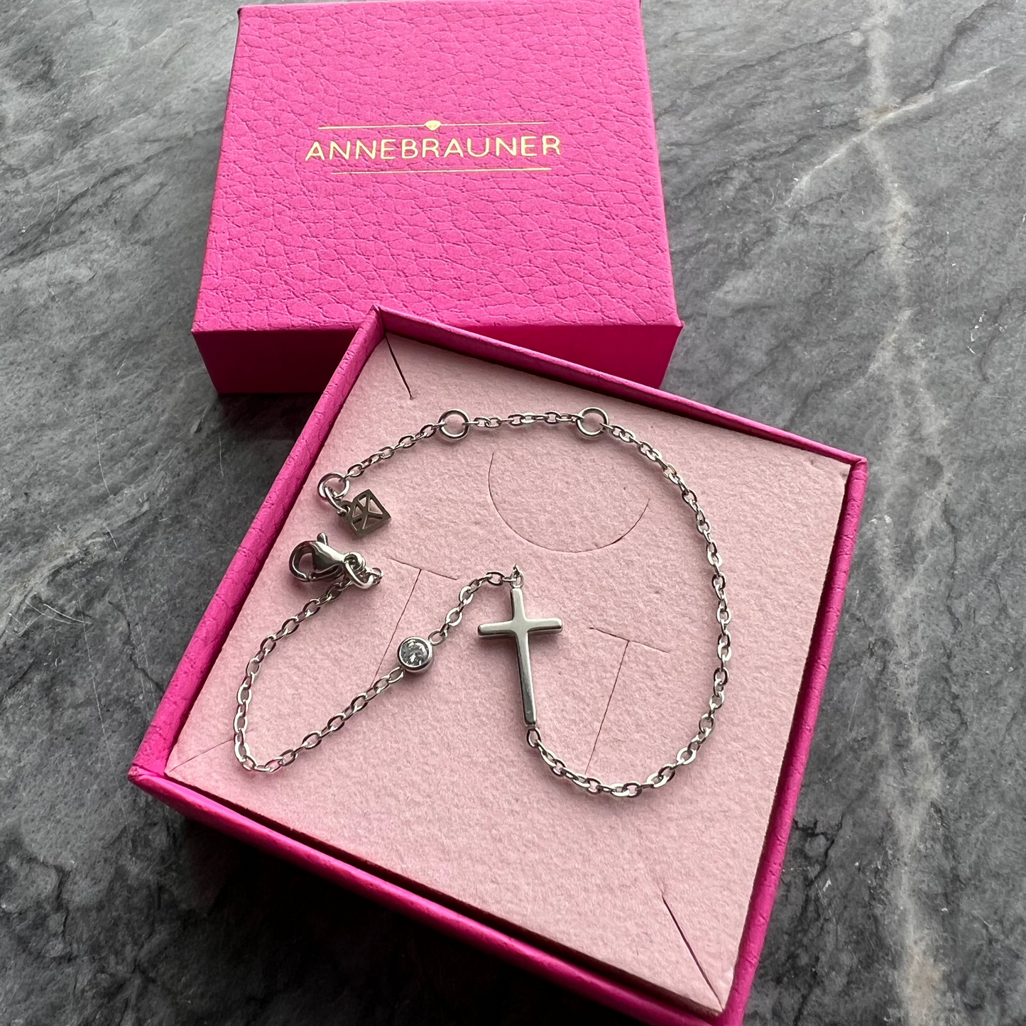 ANNEBRAUNER Kruis Zirkonia Armband