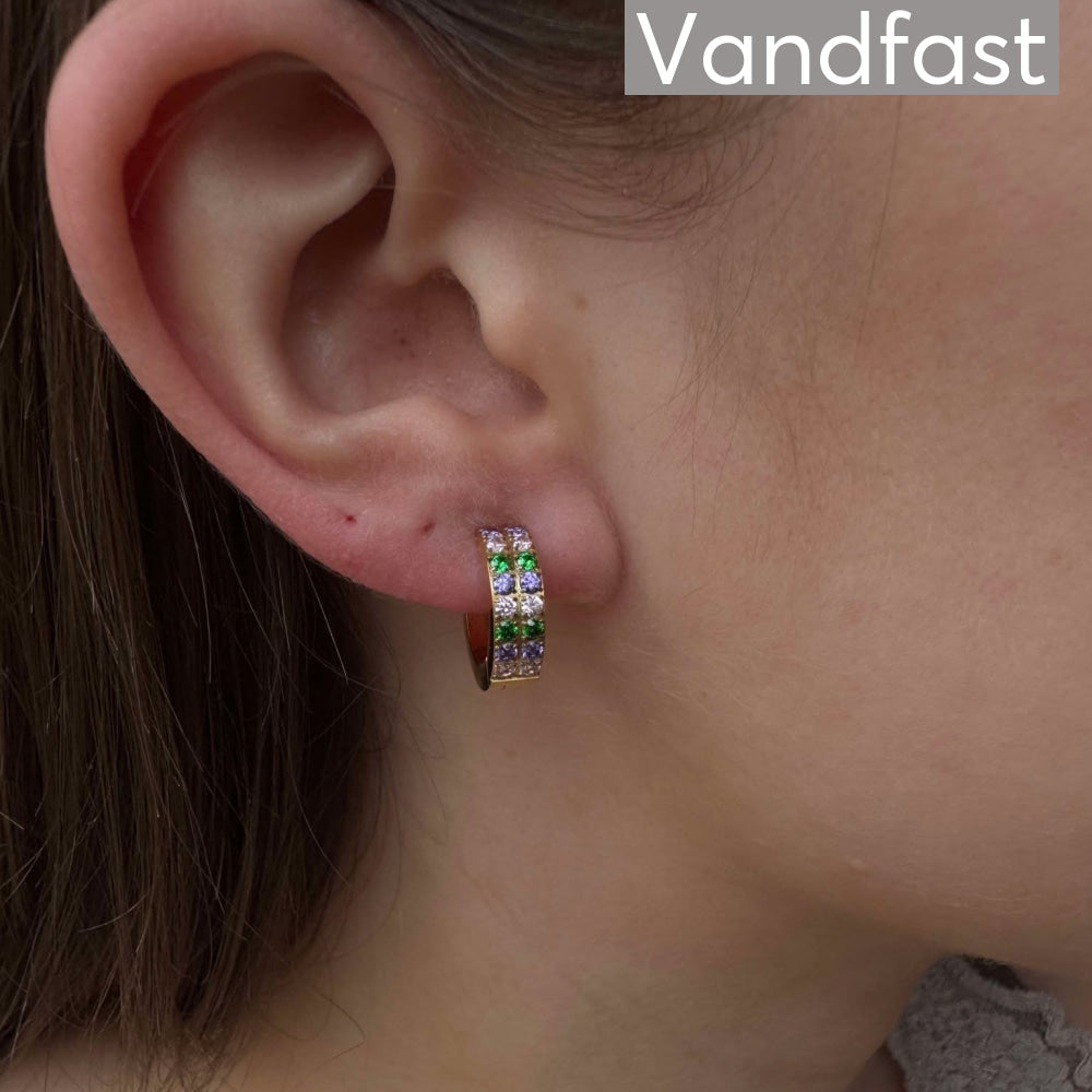 Annebrauner Creole Double Line Green/Pink Mix