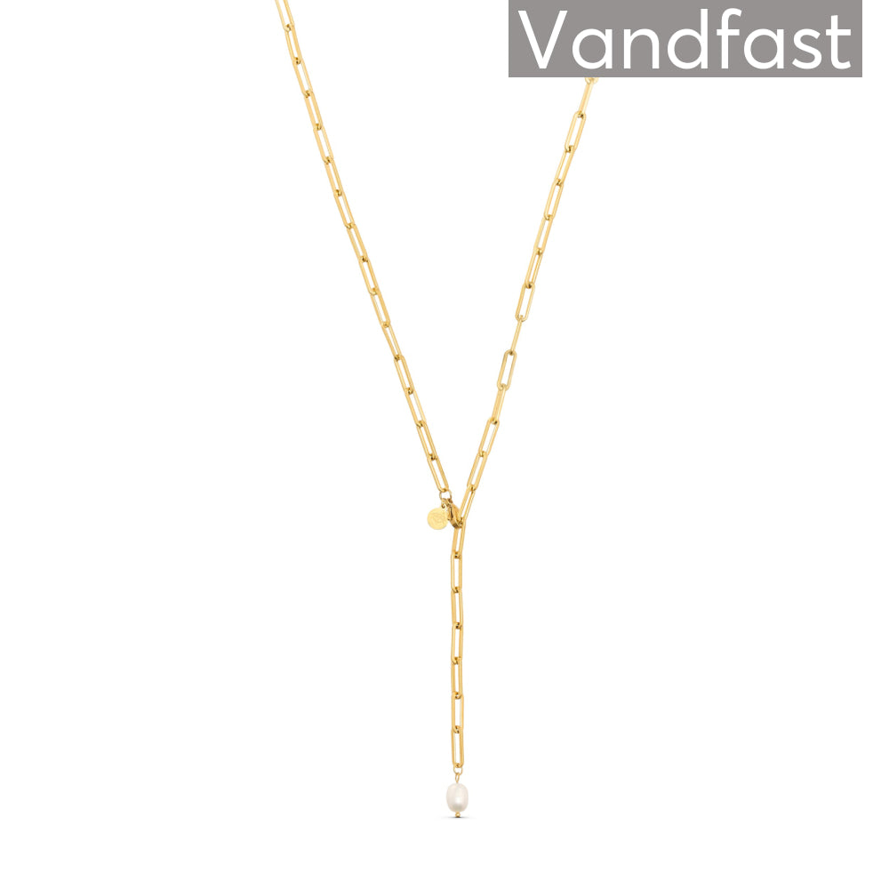 Annebrauner Link Pearl Necklace