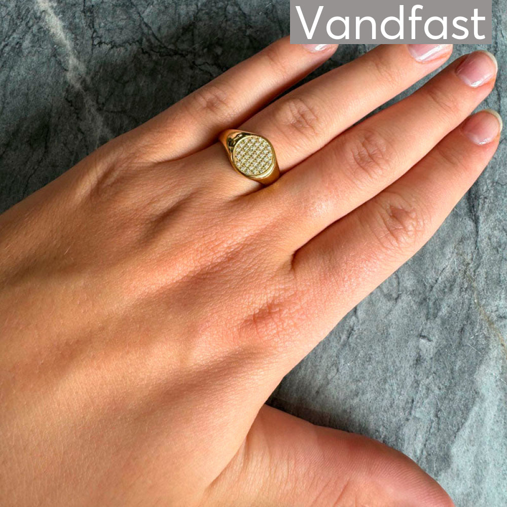 Annebrauner Lotus Ring