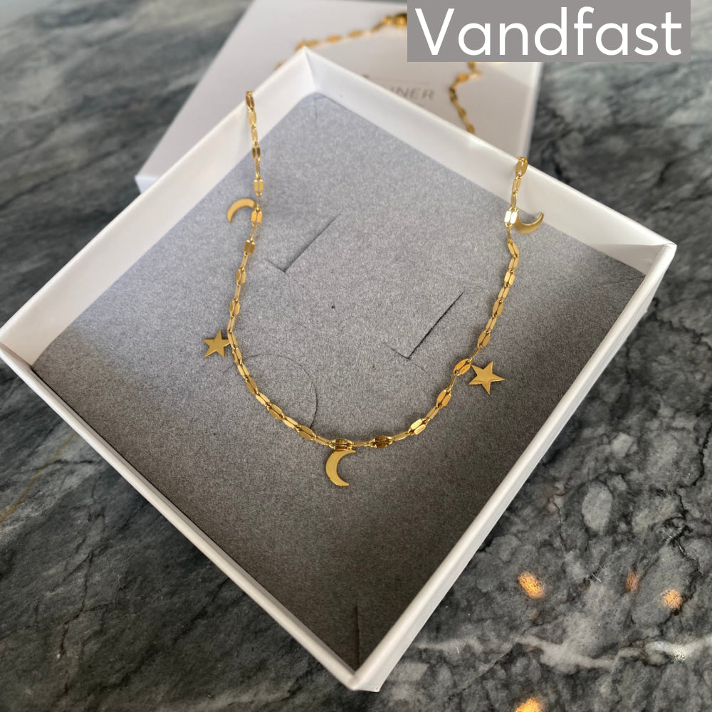 ANNEBRAUNER Star & Moon Necklace