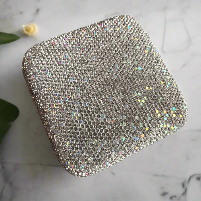 ANNEBRAUNER Rhinestone Travel Box