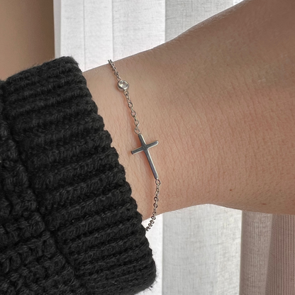 ANNEBRAUNER Kruis Zirkonia Armband