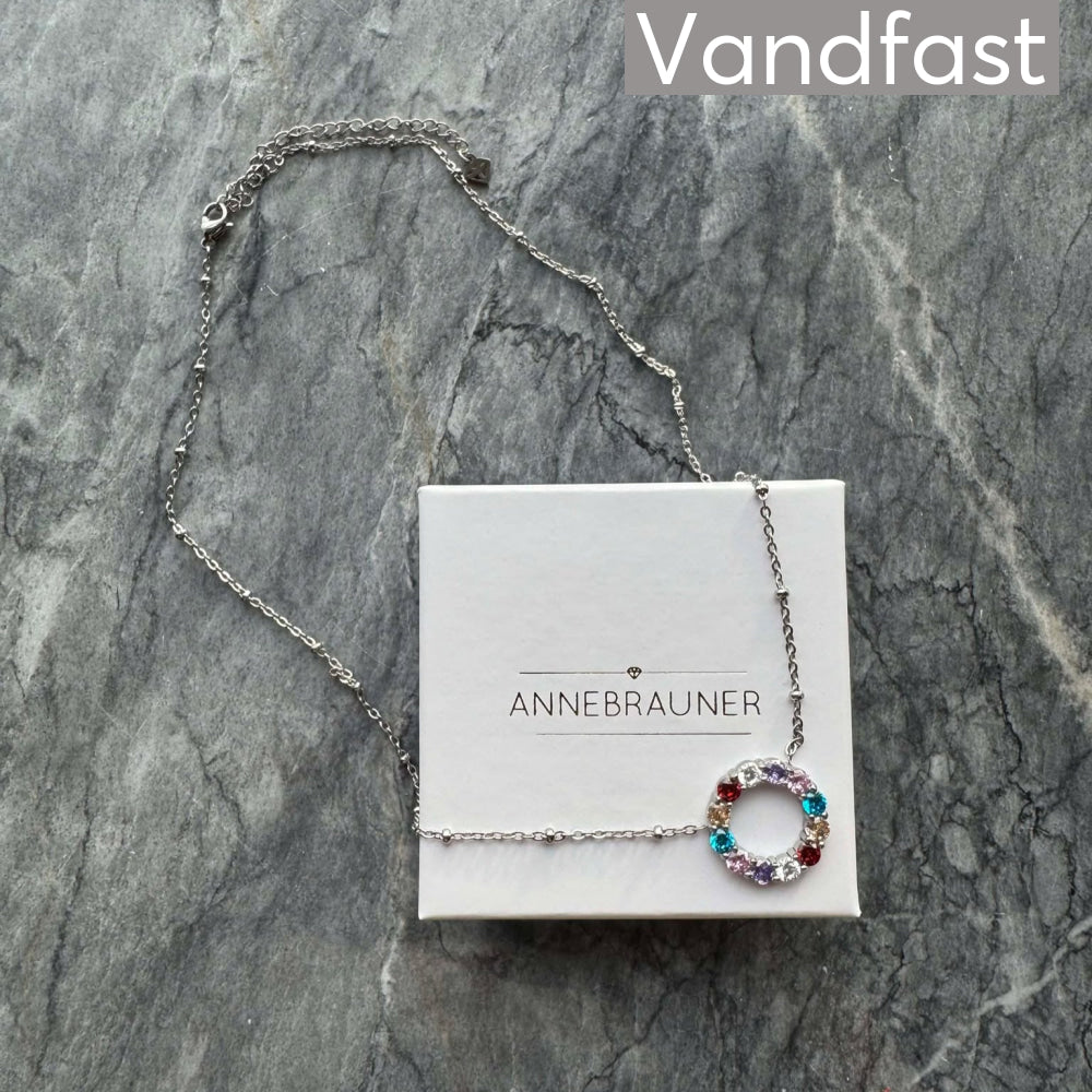 Annebrauner Big Multicolor Circle Necklace