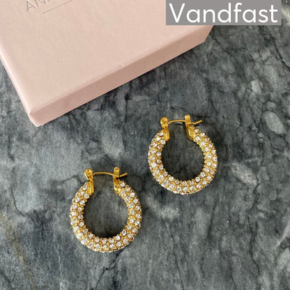 Annebrauner Big Sparkling Party Earrings