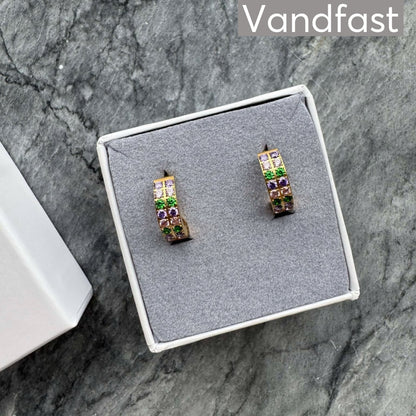 Annebrauner Creole Double Line Green/Pink Mix