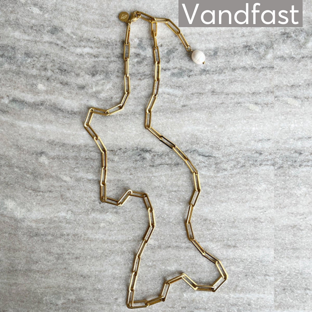 Annebrauner Link Pearl Necklace