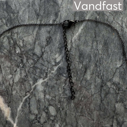 Annebrauner Necklace Black 80 Cm + 7