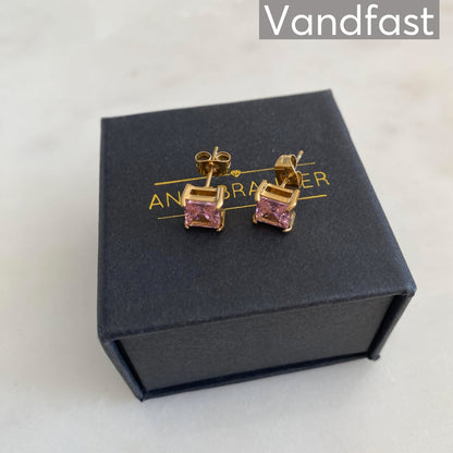 ANNEBRAUNER Square Pink Earrings
