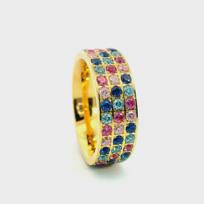 ANNEBRAUNER Alliance Roos/Blauw/Roze Mix
