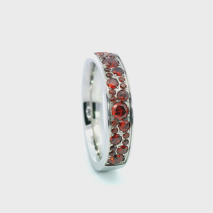 ANNEBRAUNER Sparkling Ring Rood