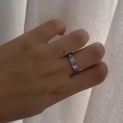 ANNEBRAUNER Sparkling Ring Roze/Violet