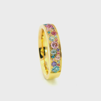 ANNEBRAUNER Sparkling Ring Roze/Violet